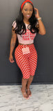 Polka Dot 3pc Set RED