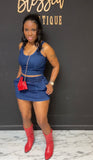 Tasha Denim 2pc Set