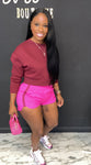 Simple But Cute Sports Set PINK