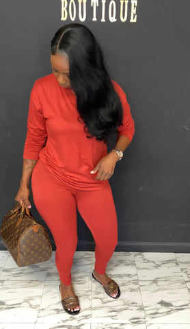 Comfortable Chill Set RUST