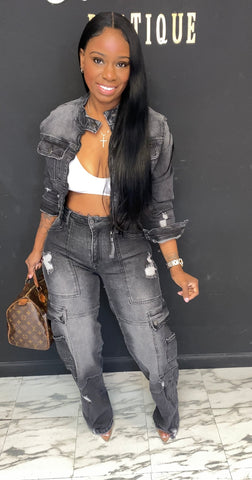 We Love Denim 2pc Set