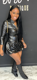 Leather Skort 2pc Set