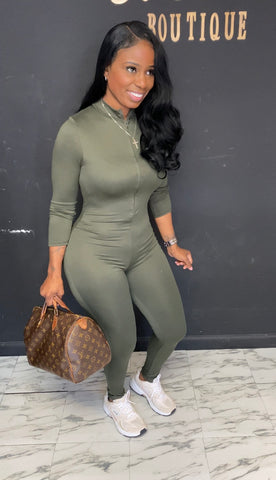 Sexy Jumpsuit OLIVE
