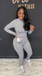 Sexy Jumpsuit Grey