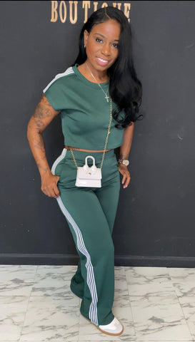 Track Me Up 2pc Set GREEN