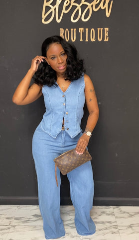 Demin 2pc set