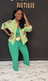 3pc Sequin Set GREEN