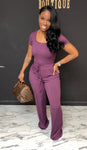Stacy 2pc Set PLUM