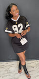 Saints Jersey Dress BLACK
