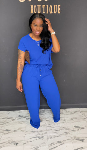 Brittney 2pc Set ROYAL BLUE