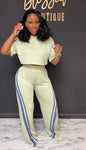 Sport me 2pc set Blue extall girl friendly sage/blue