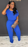 Brittney 2pc Set ROYAL BLUE