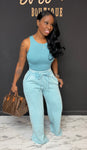 Wash Me Up 2pc Set TEAL NOT A BODY SUIT
