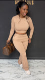 Basic But Cute 2pc Set KHAKI