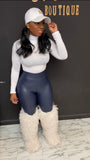 Leather Leggings ONLY NAVY BLUE