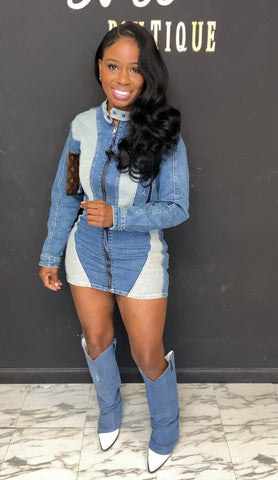 Different Shades Of Denim 2pc Set