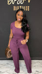 Stacy 2pc Set PLUM