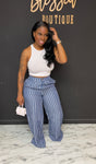 Linen/Denim 2pc Set