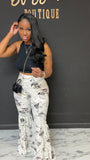 Jessica 2pc Set BLACK/WHITE