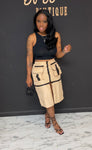 2 way Cargo Skirt Set CREAM