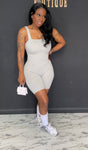 Basic With Body Jumpsuit HEATHER GRAY