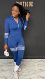ColorBlock Jumpsuit NAVY BLUE