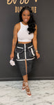 2 way Cargo Skirt Set BLACK