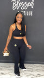 Who Dat 2pc Yoga Set