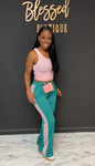 Sport Me 2pc Set PINK/GREEN