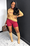 Milano 2pc Set BURGUNDY/CREAM