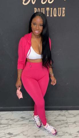 Always On Time Sport Set HOT PINK
