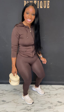 Always On Time Sport Set BROWN