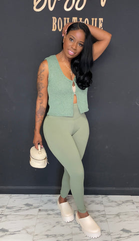 Layla 2pc Set OLIVE