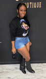 Chris Brown Sweater BLUE/BLACK