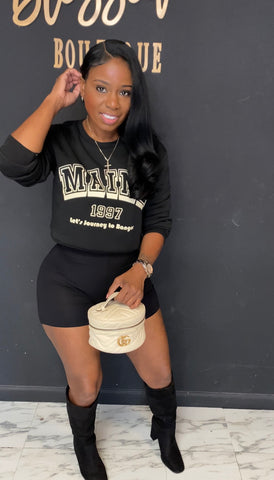 Chill With Me 2pc Set BLACK