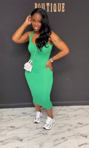 Basic Dress KELLY GREEN