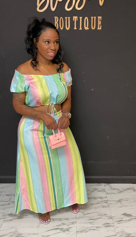 Keisha 2pc skirt set