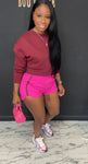 Simple But Cute Sports Set PINK