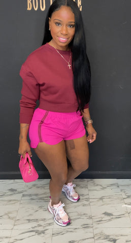 Simple But Cute Sports Set PINK