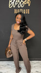 Stacy 2pc Set BROWN