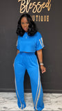 Sport me 2pc set Blue extall girl friendly Blue/gray