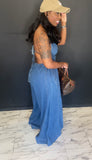 Oversized Denim Jumpsuit