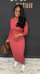 Maxi Dress DARK ROSE